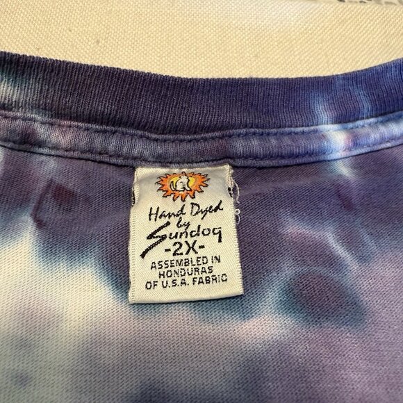 Vintage 2005 Grateful Dead Phil Lesh & Friends Tour Hand Tie Dye T-Shirt - 2X - Picture 4 of 4